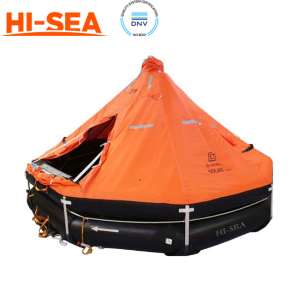 Davit-Launched Self-Righting Inflatable Liferaft